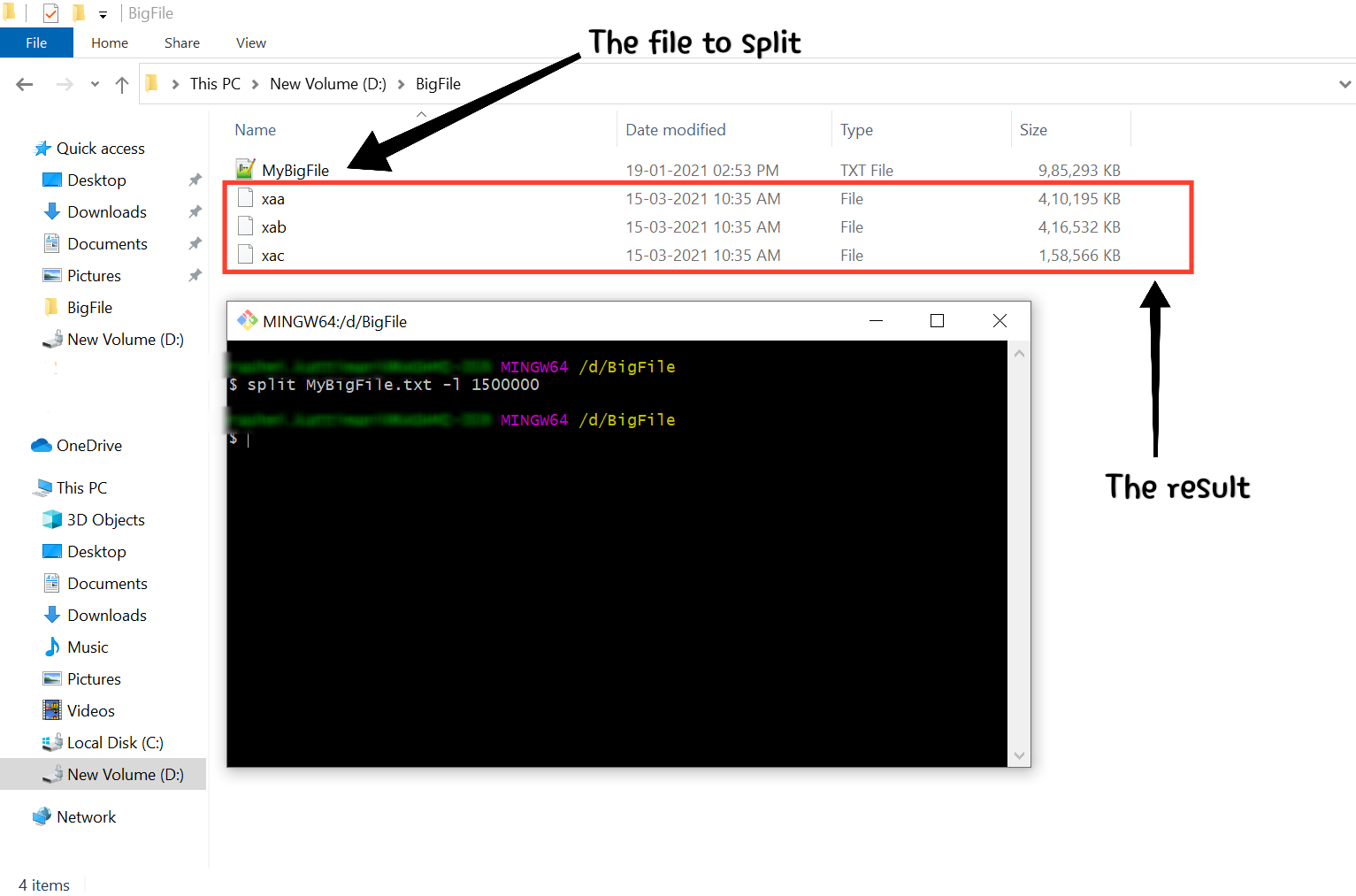 Split Large Text file into smaller parts - Tech Blogs